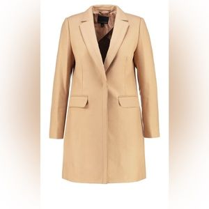 Banana Republic Nova Fides Melton Wool Women’s Top Coat Size 6 NWOT